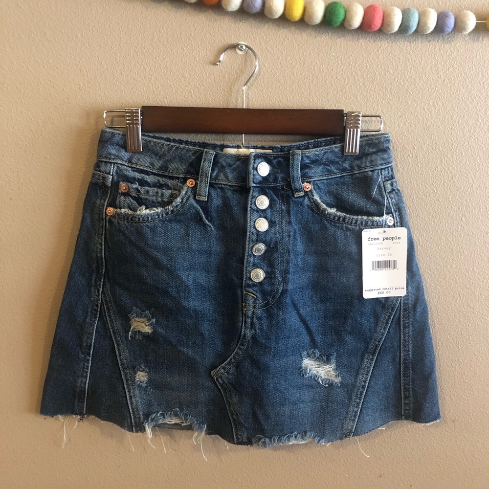 Free People Harvey Mini Skirt